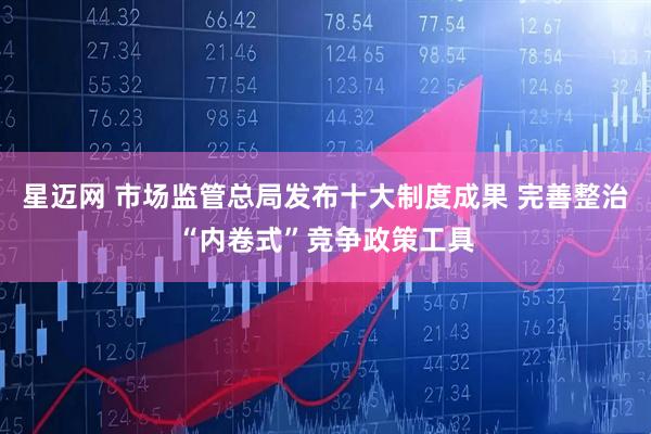 星迈网 市场监管总局发布十大制度成果 完善整治“内卷式”竞争政策工具