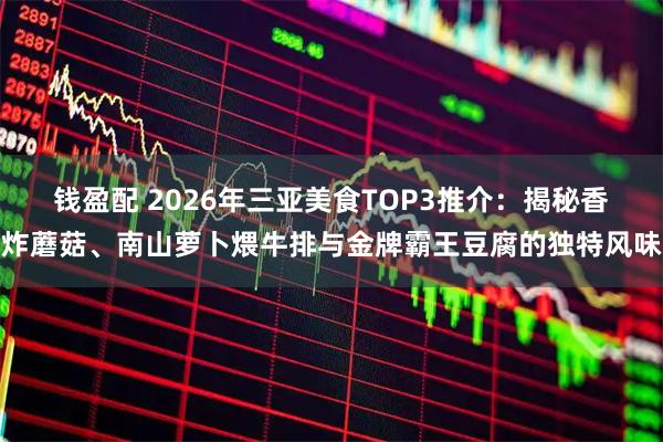 钱盈配 2026年三亚美食TOP3推介：揭秘香炸蘑菇、南山萝卜煨牛排与金牌霸王豆腐的独特风味