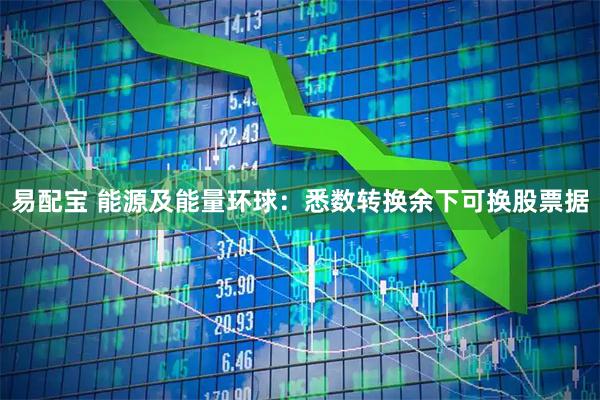 易配宝 能源及能量环球：悉数转换余下可换股票据
