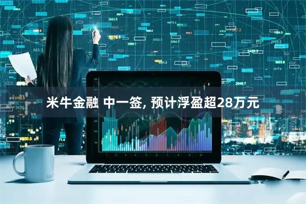 米牛金融 中一签, 预计浮盈超28万元